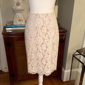 PAULE KA Paris Lace Midi Skirt